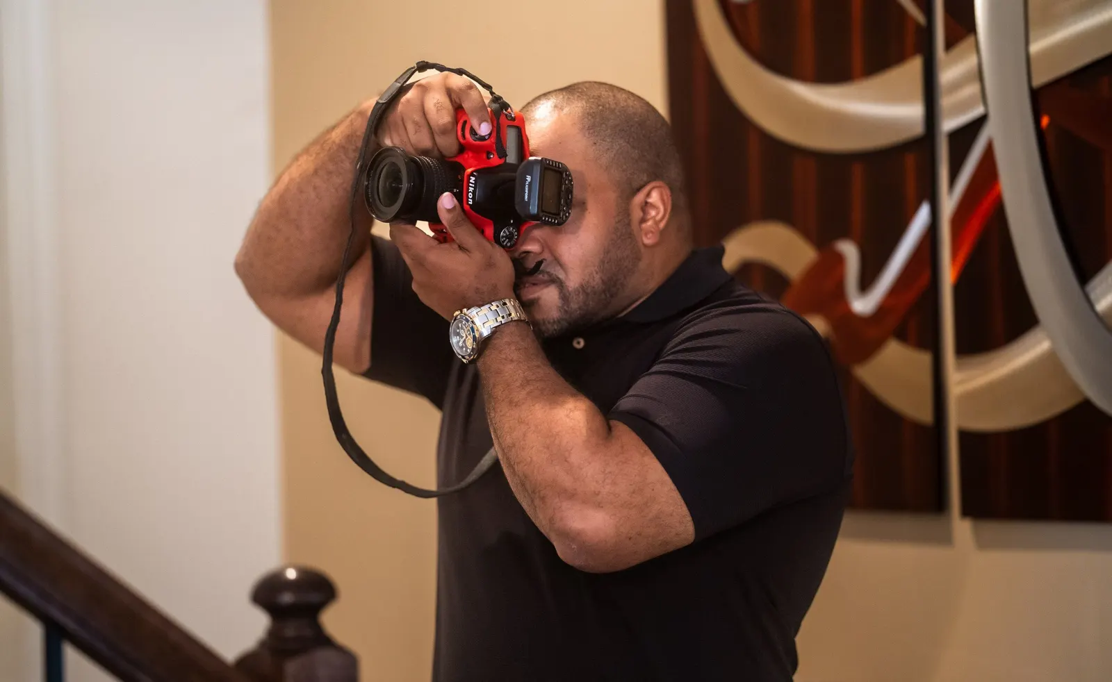 Our photographer shooting on location