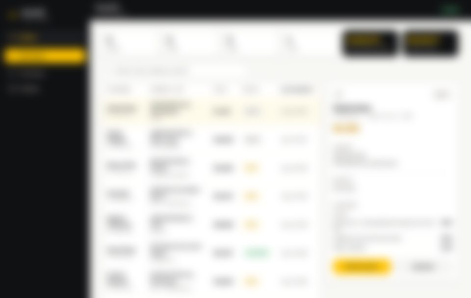 Blurred screen from the QuoteOS estimating tool